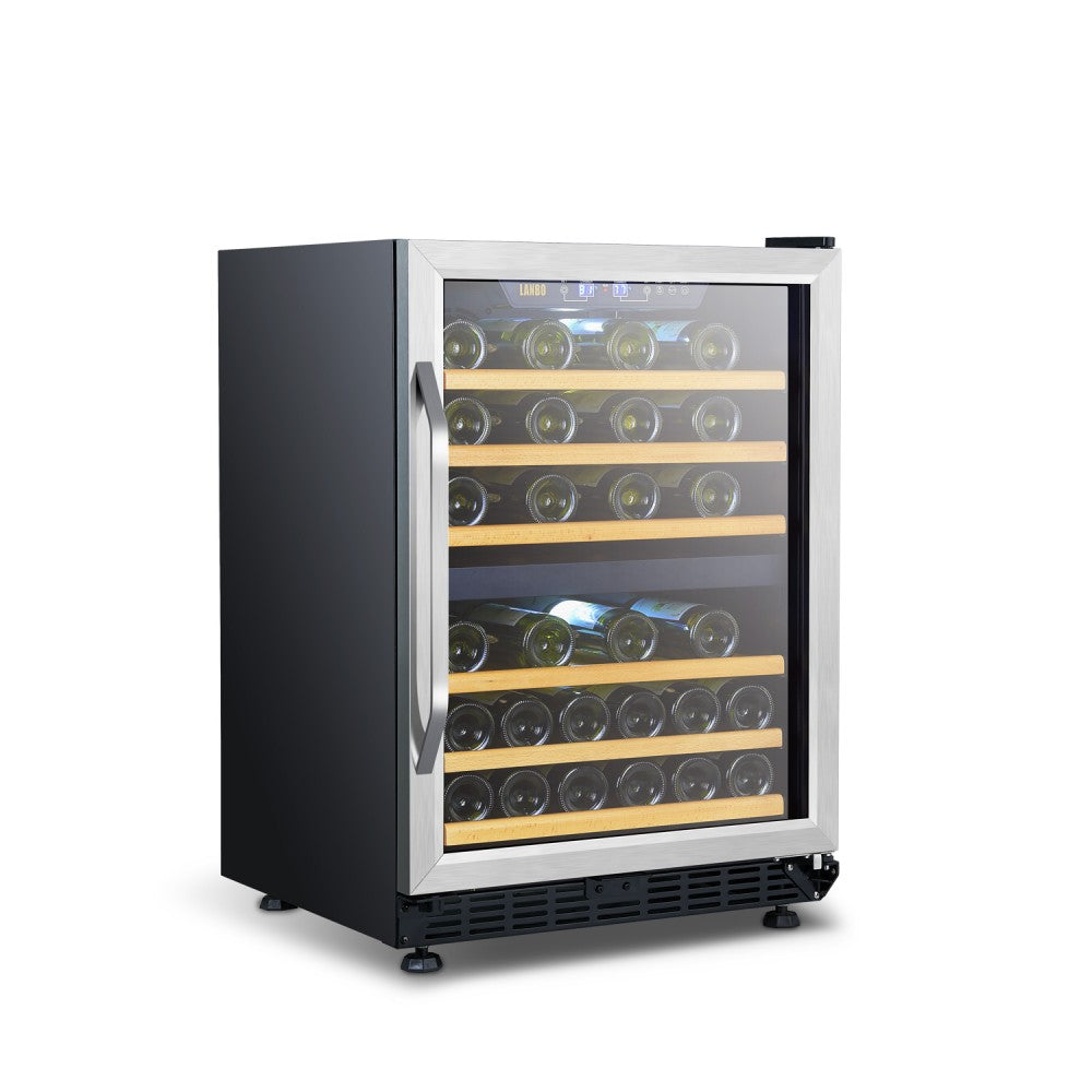 Lanbo Appliances 46 Bottle Dual Zone Wine Cooler