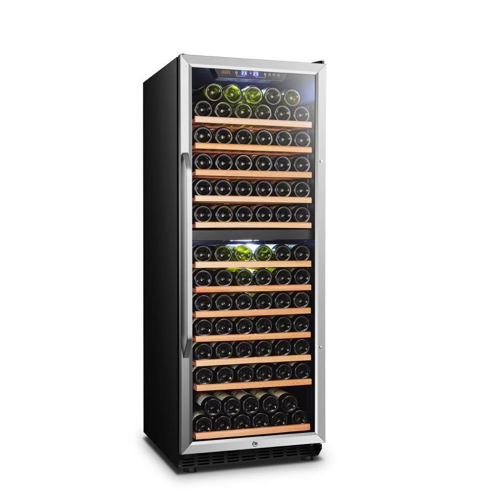 Lanbo Appliances 138 Bottle Dual Zone Wine Cooler