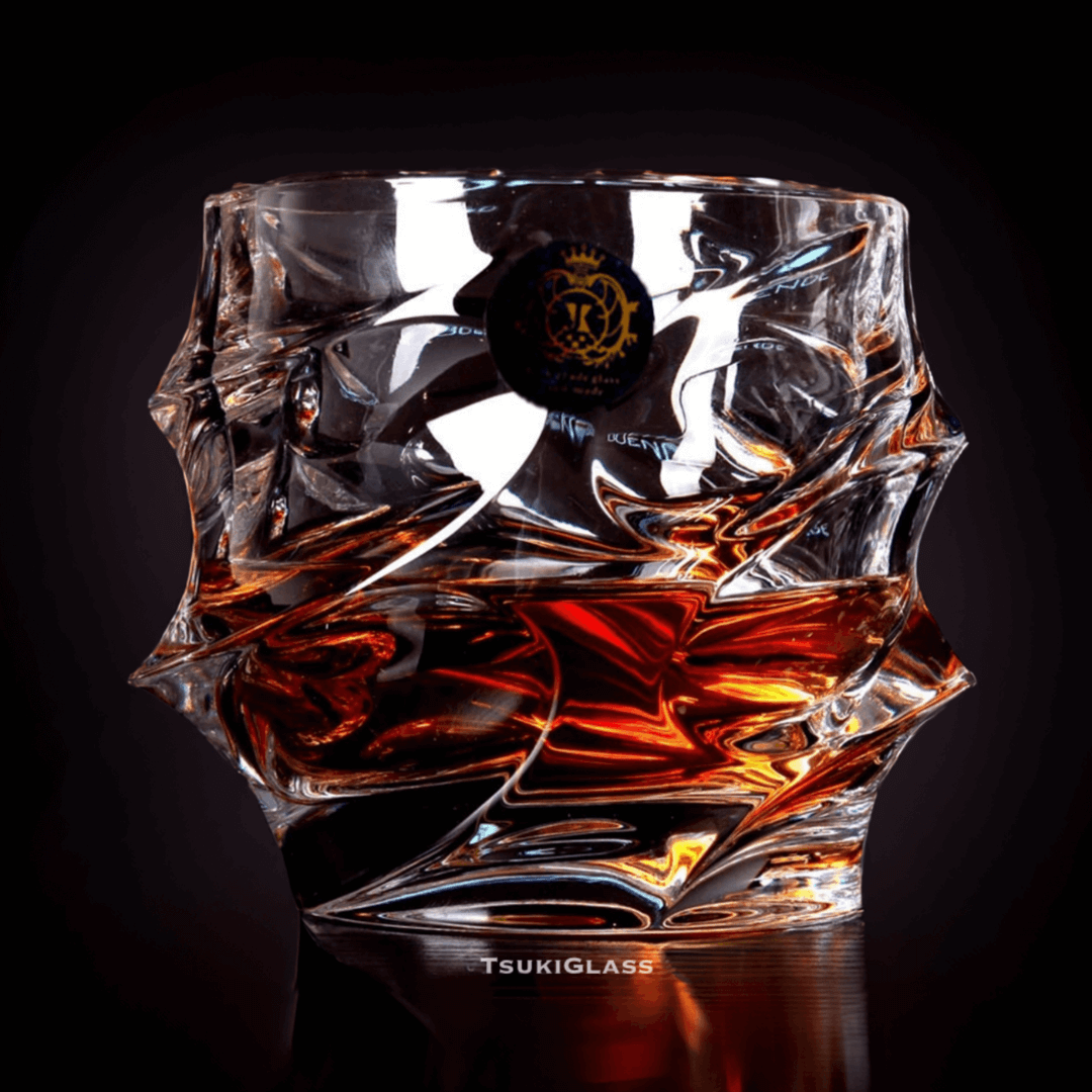Storm Japanese Crystal Whisky Glasses & Decanter Set