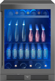Zephyr Presrv™ Black Stainless Single Zone Beverage Cooler