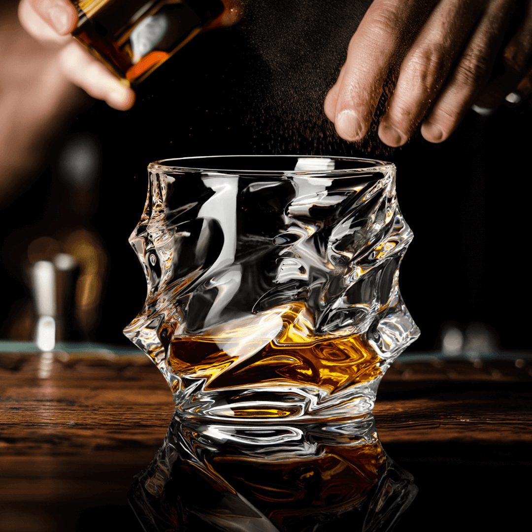 Storm Japanese Crystal Whisky Glasses & Decanter Set