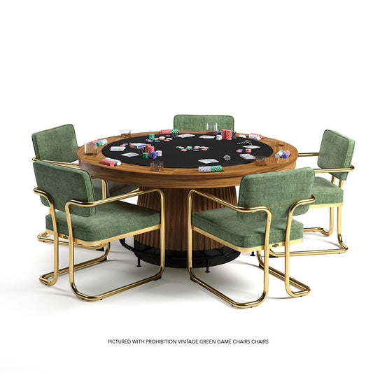 Ram Game PRO60DIN - Dining Top for Prohibition 60" Poker Table -Walnut