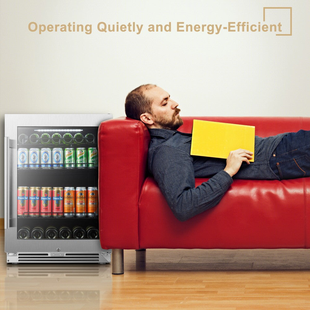 Lanbo Appliances pro 118 Cans Beverage Refrigerator