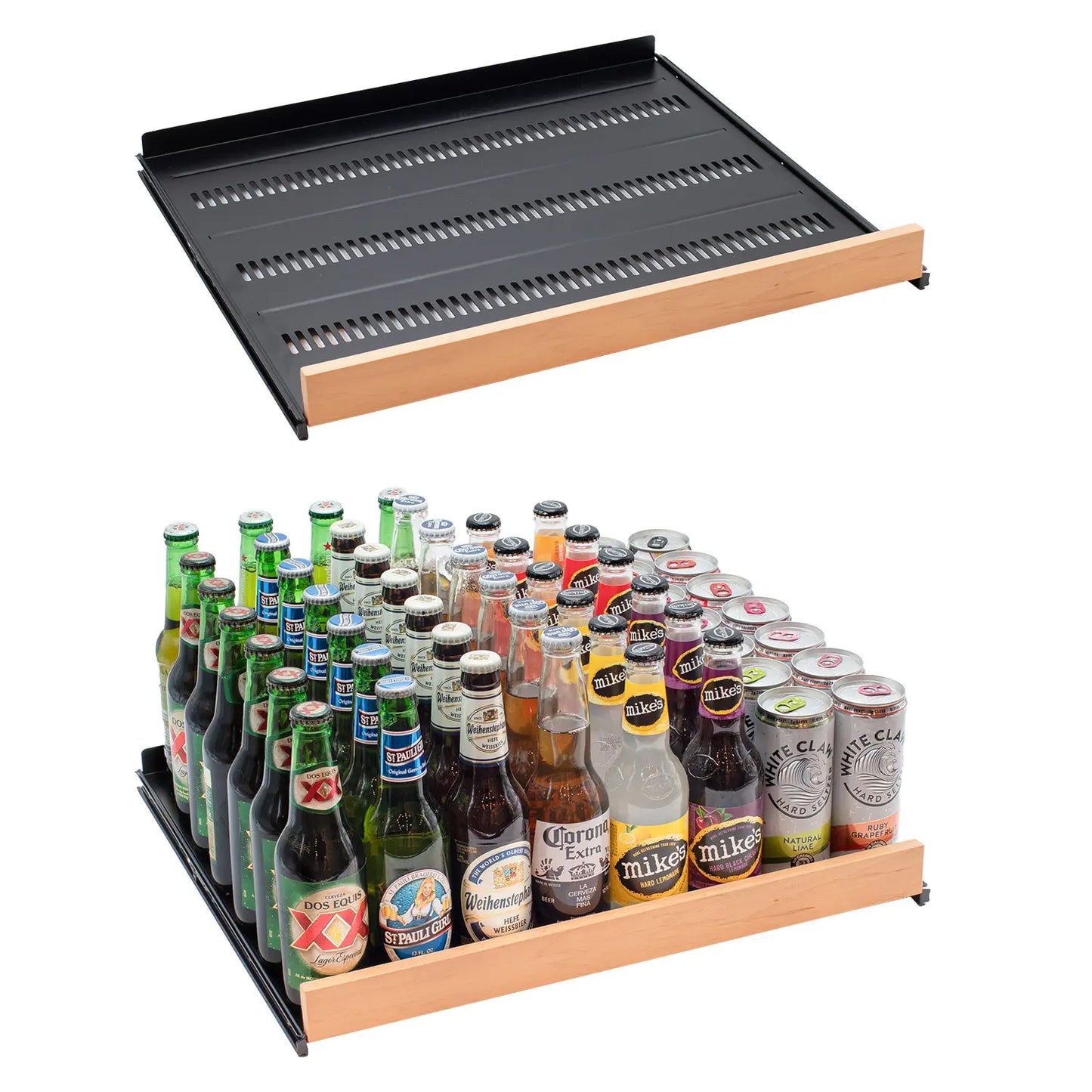 Allavino 24-Inch Wide Reserva Series Stainless Steel Left Hinge Beverage Center