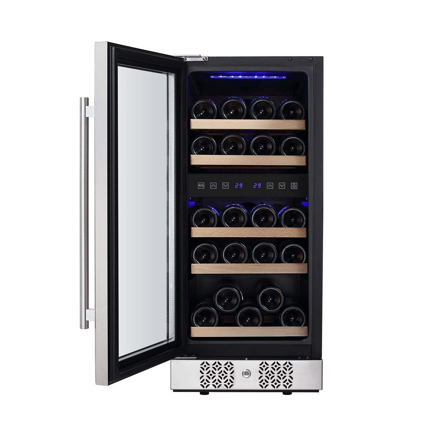Empava 15 Inch Dual Zone Small Wine Fridge