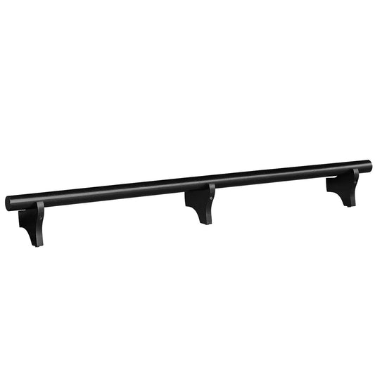 Ram Game 72" Dry Bar Foot Rail - Black