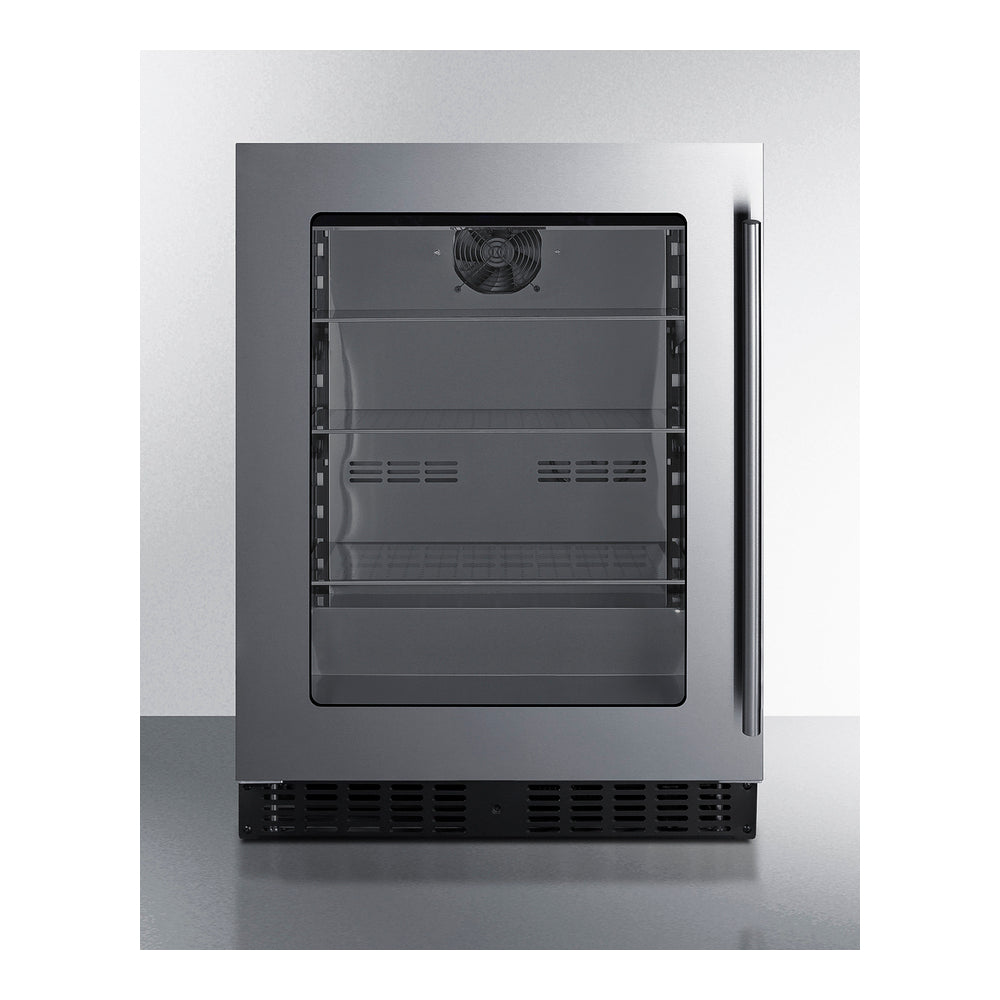 Summit Appliance 18 inch deep 24" wide undercounter ADA height beverage center