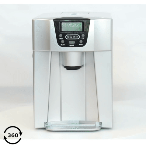 Whynter IDC-221SC Countertop Direct Connection Ice Maker and Water Dispenser – Silver
