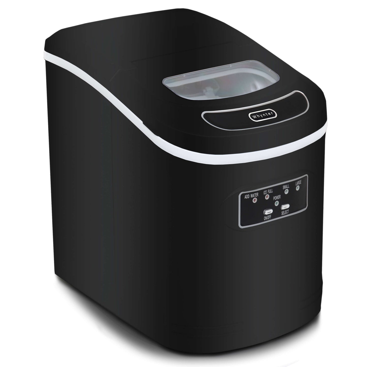 Whynter IMC-270MB Compact Portable Ice Maker 27 lb capacity - Metallic Black