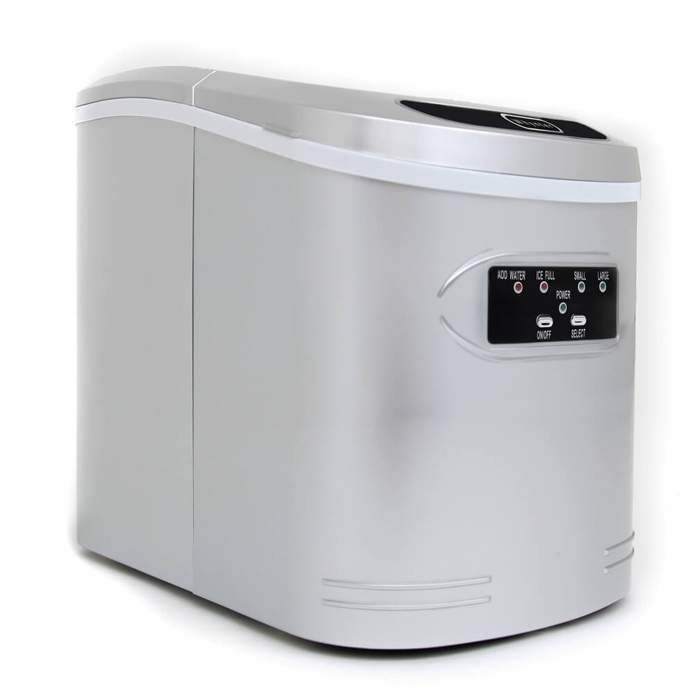 Whynter IMC-270MS Compact Portable Ice Maker 27 lb capacity - Metallic Silver