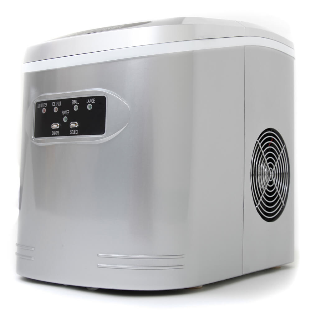 Whynter IMC-270MS Compact Portable Ice Maker 27 lb capacity - Metallic Silver