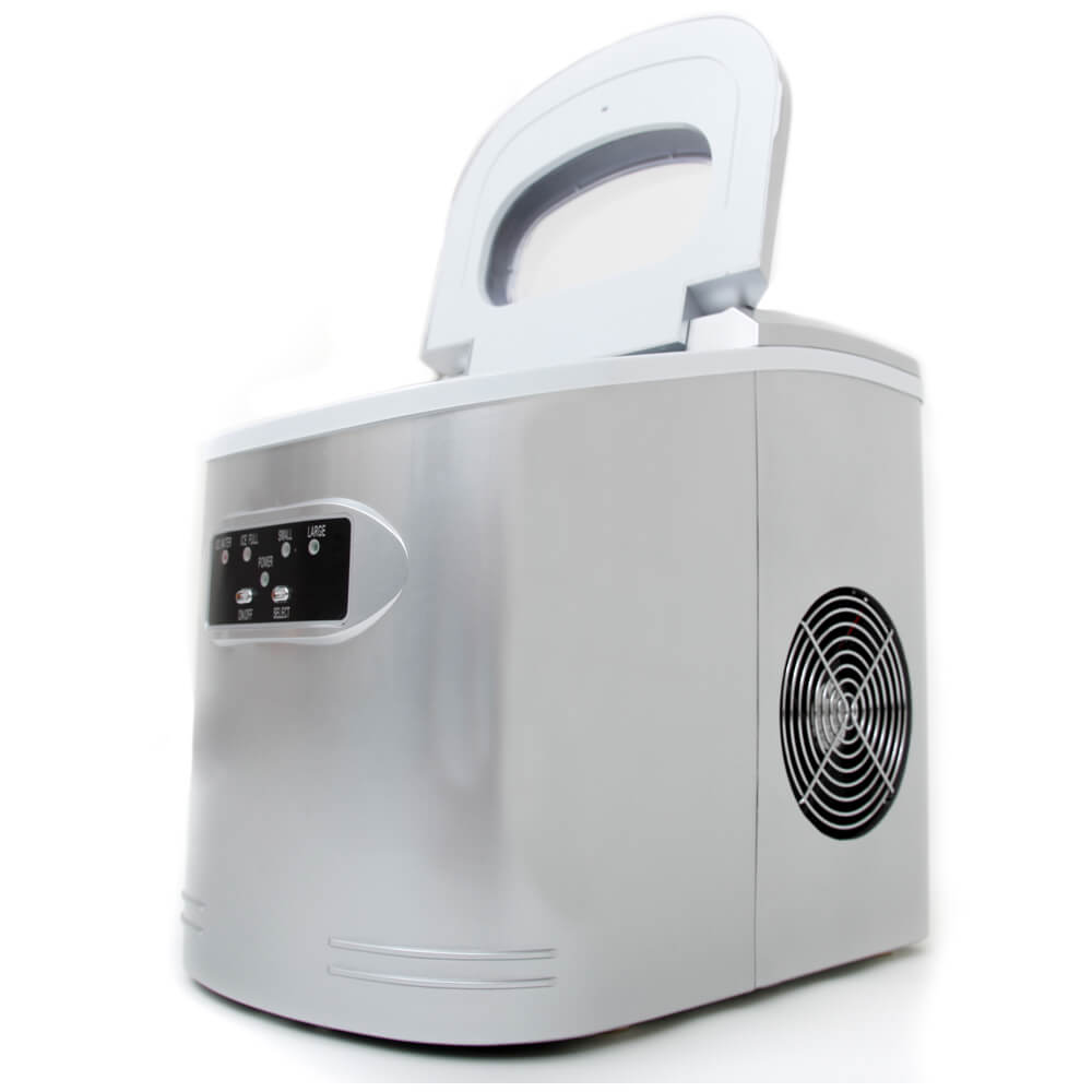 Whynter IMC-270MS Compact Portable Ice Maker 27 lb capacity - Metallic Silver