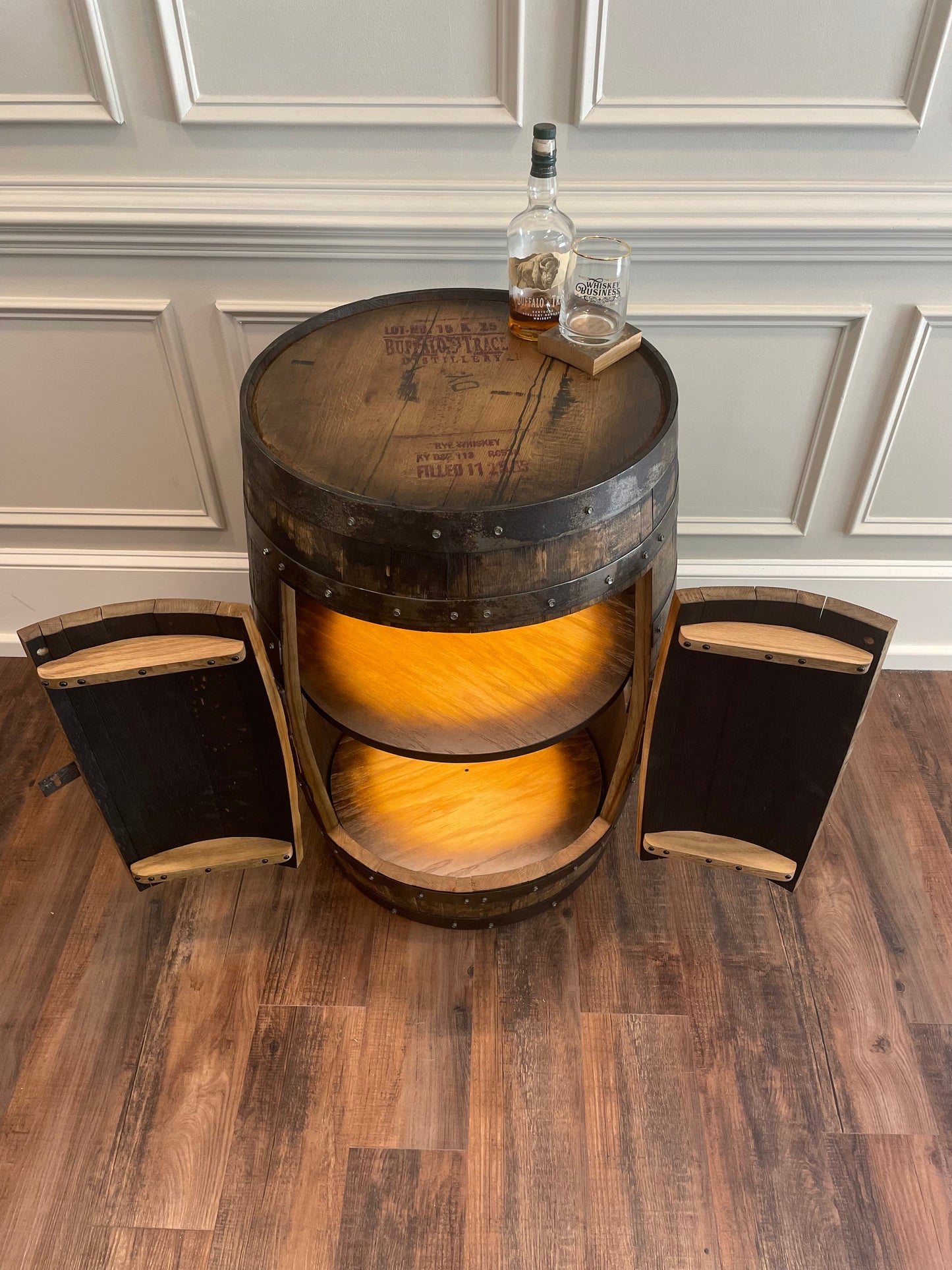 Standard Whiskey Barrel Cabinet