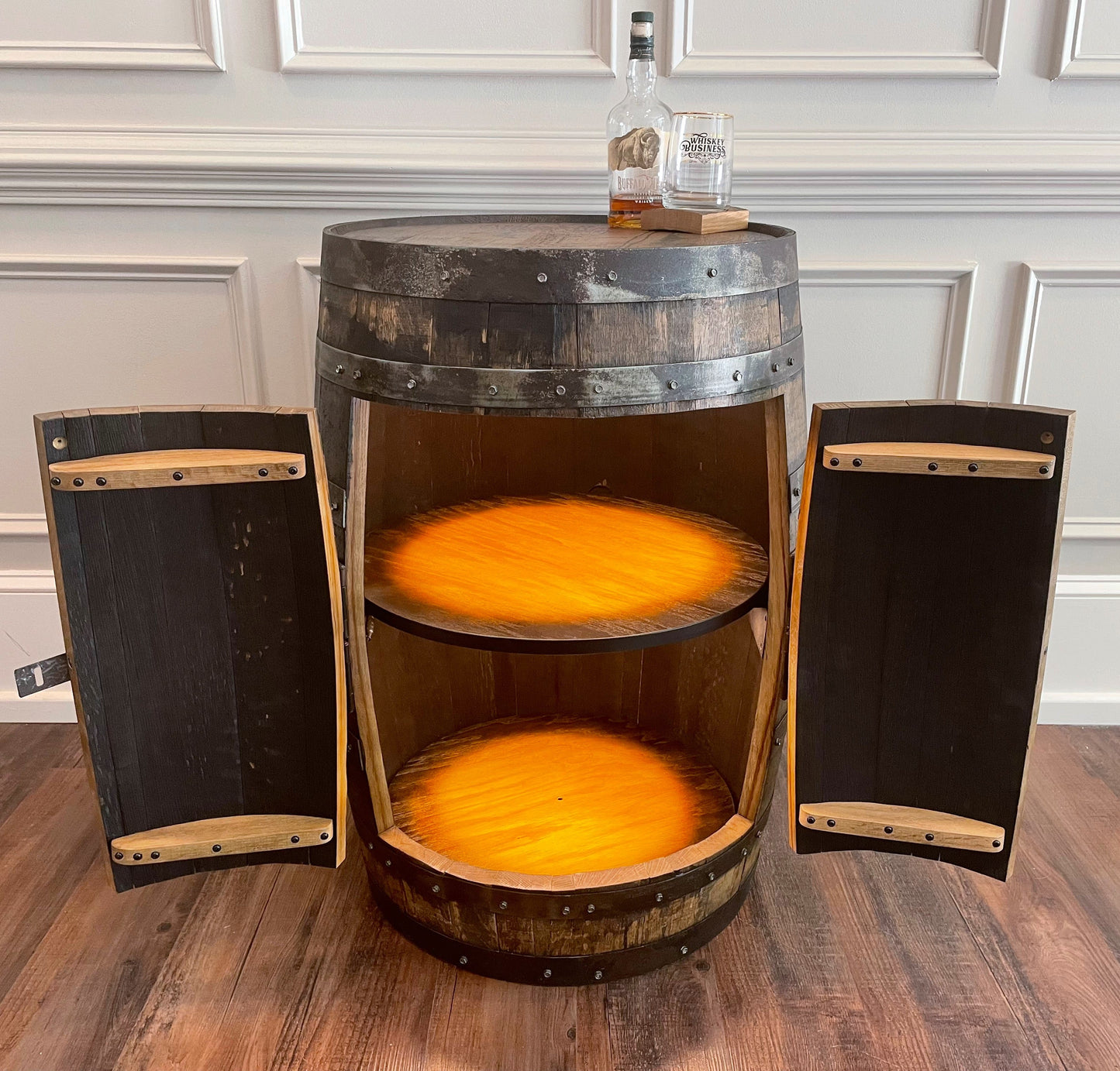 Standard Whiskey Barrel Cabinet