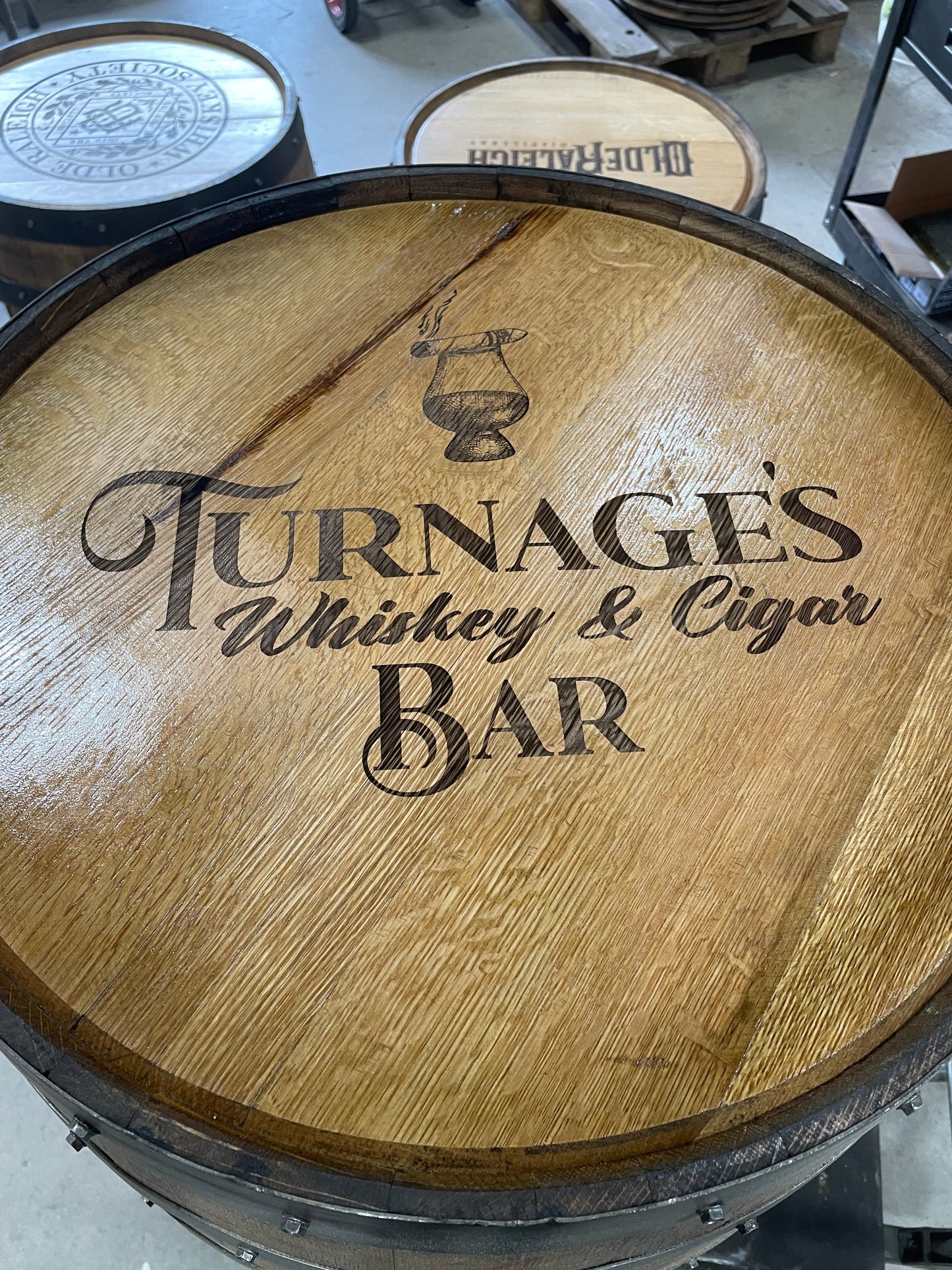 Standard Whiskey Barrel Cabinet