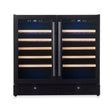 KingsBottle 36" Dual Zone Wine Fridge – 68 Bottle Built-In