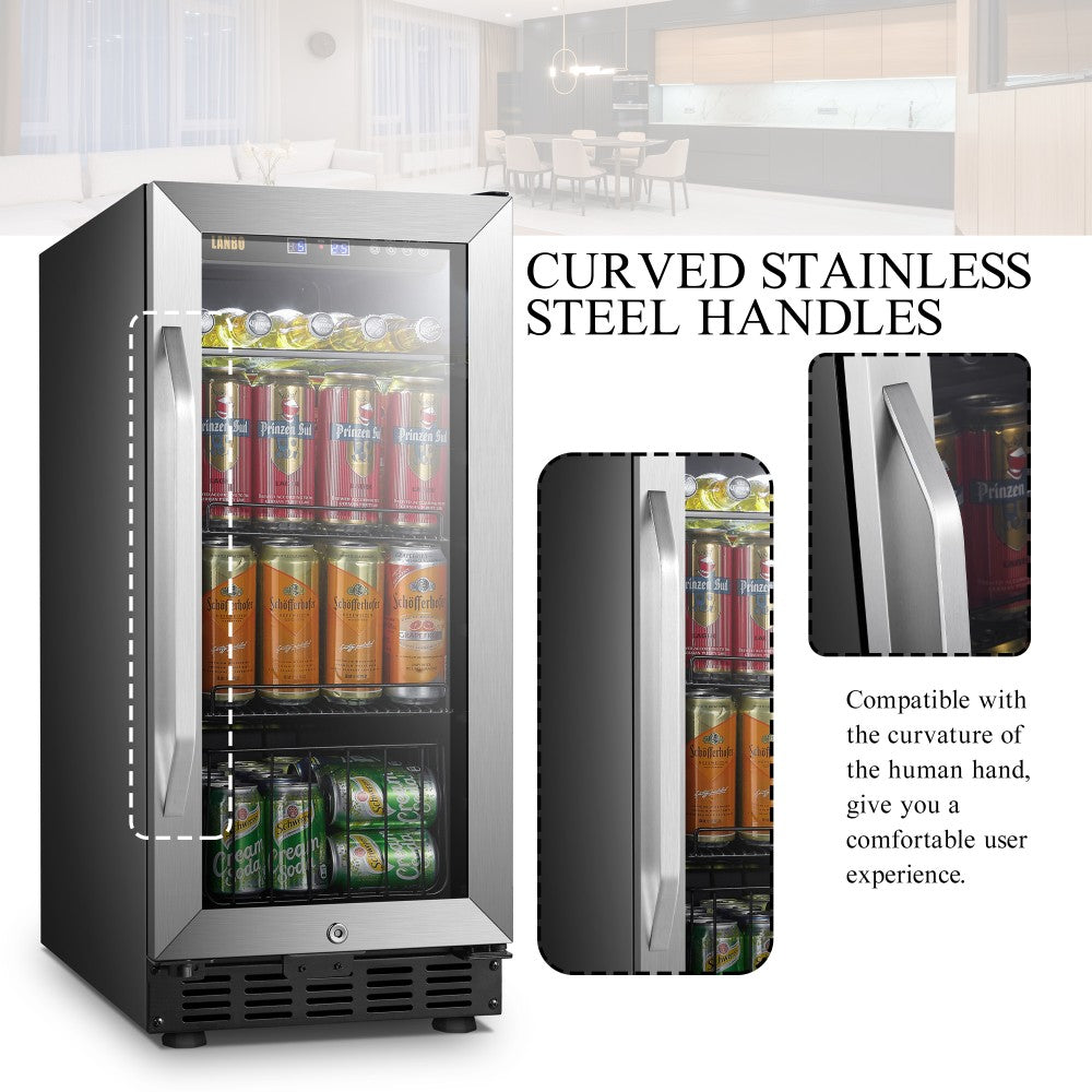 Lanbo Appliances 70 Can Beverage Refrigerator