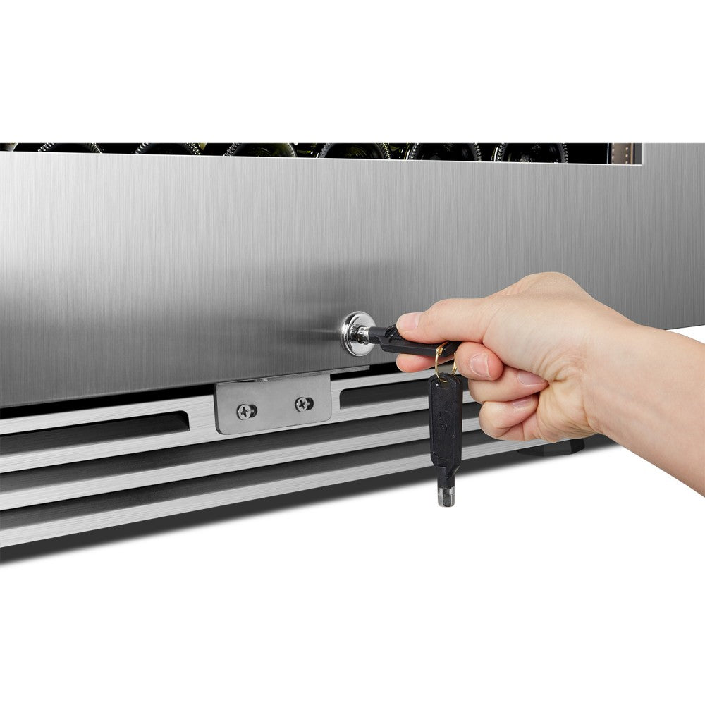 Lanbo Appliances pro 44 Bottle Dual Zone Wine Cooler