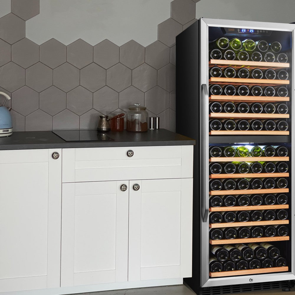 Lanbo Appliances 138 Bottle Dual Zone Wine Cooler
