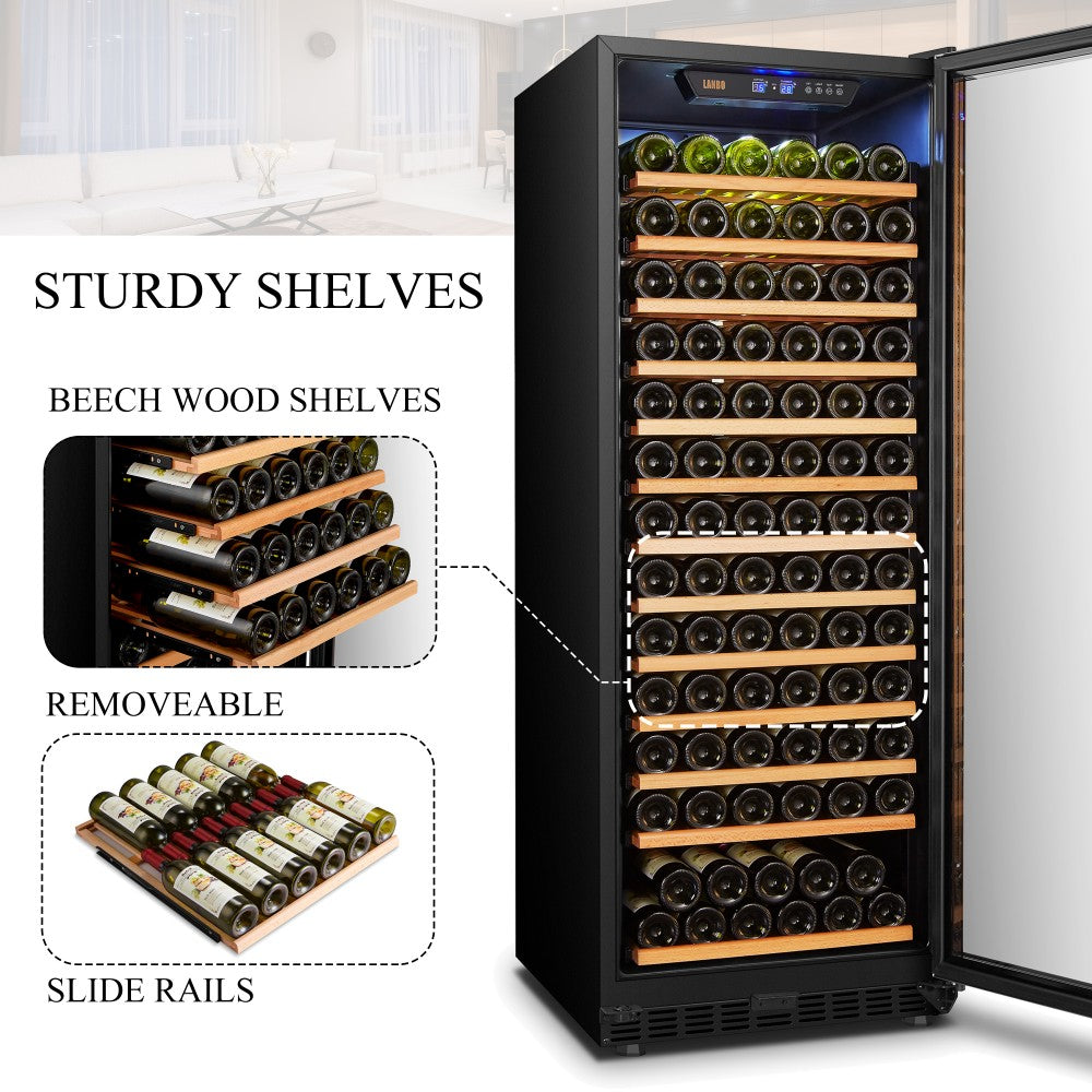 Lanbo Appliances 149 Bottle Single Zone Wine Cooler