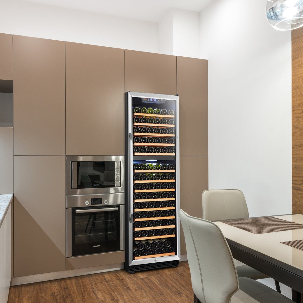 Lanbo Appliances 160 Bottle Dual Zone Wine Cooler