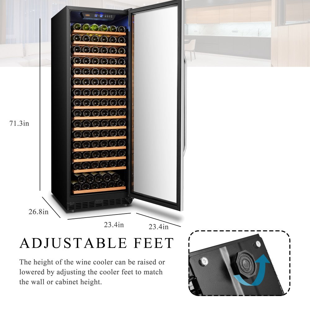 Lanbo Appliances 171 Bottle Single Zone Wine Cooler