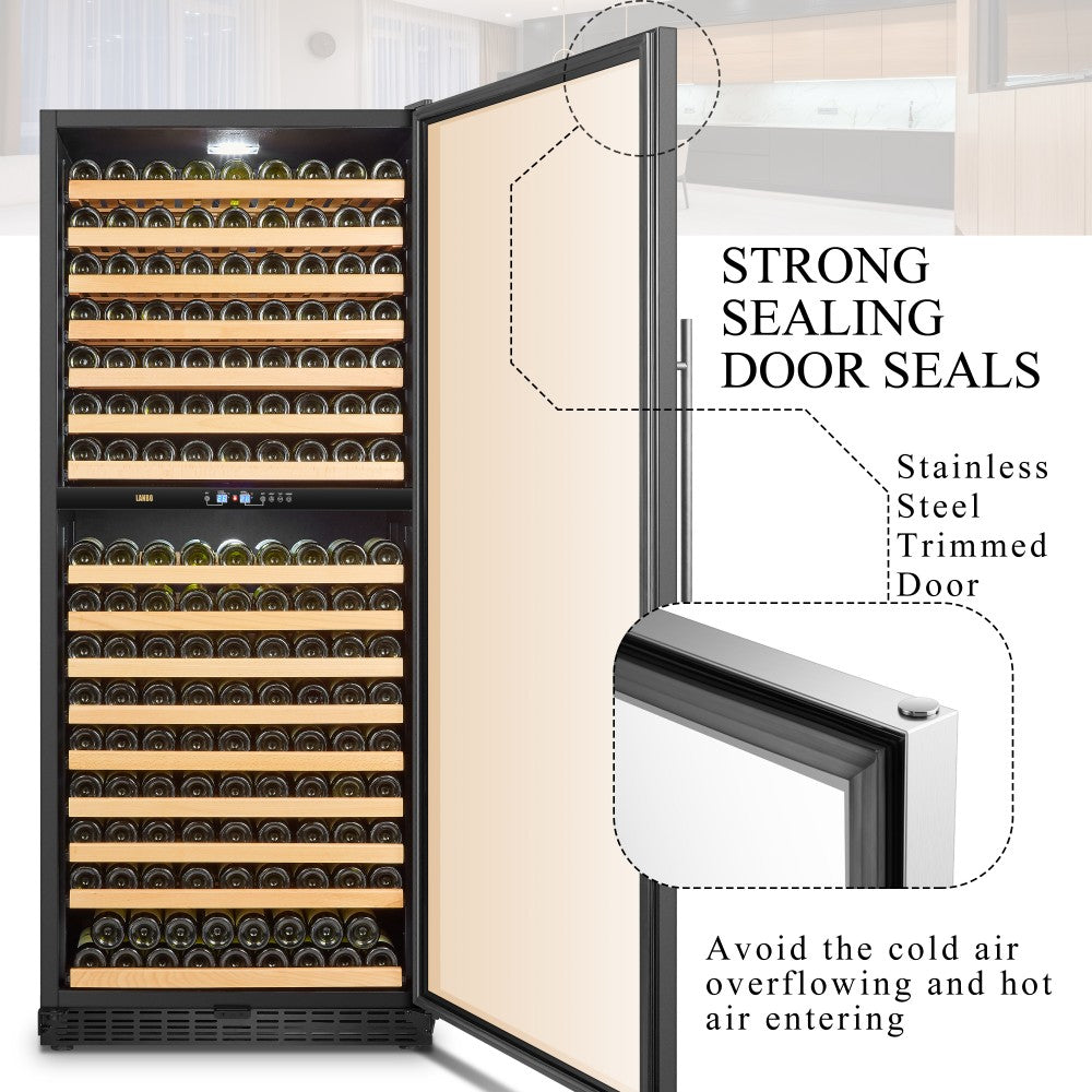 Lanbo Appliances 287 Bottle Dual Zone Wine Cooler