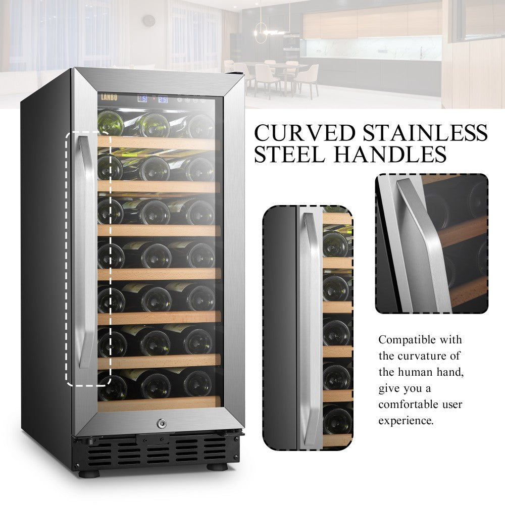 Lanbo Appliances 33 Bottle Single Zone Wine Cooler