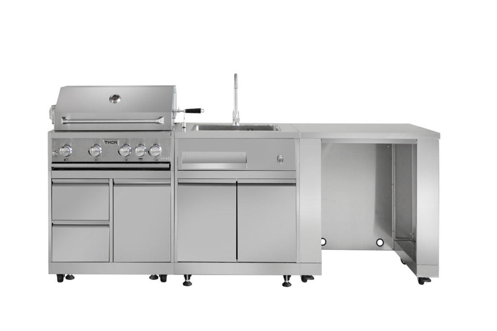 Thor Kitchen Outdoor Kitchen Sink Cabinet in Stainless Steel