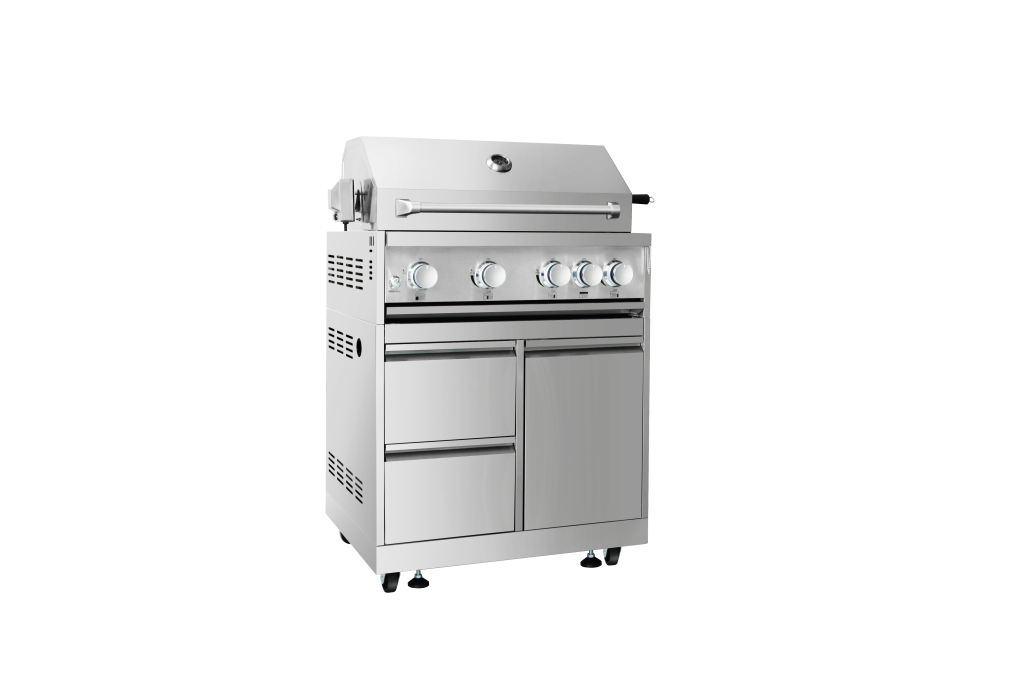 Thor Kitchen Outdoor Kitchen BBQ Grill Cabinet in Stainless Steel