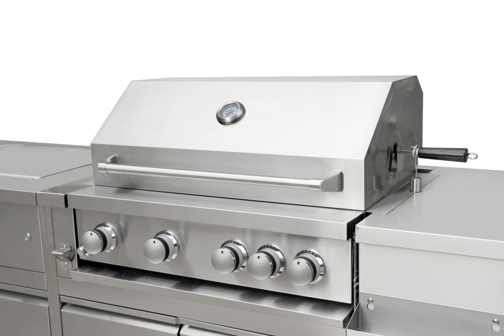 Thor Kitchen Outdoor Kitchen BBQ Grill Cabinet in Stainless Steel