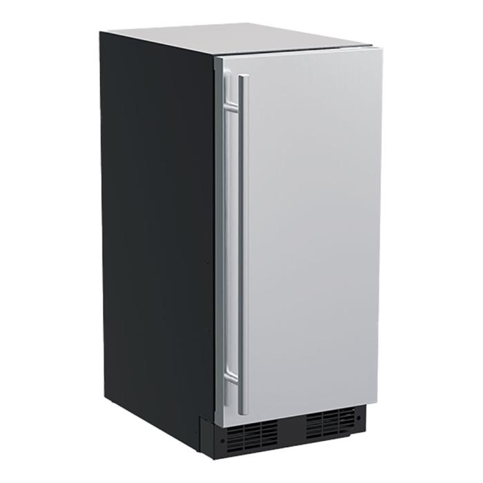 Marvel 15-In Built-In Clear Ice Machine With Factory-Installed Pump Stainless Steel Solid Reversible Door