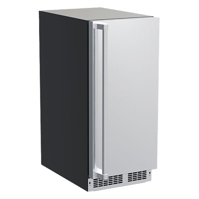 Marvel 15-In Marvel Professional Clear Ice Machine With Pump Included Stainless Steel Solid Reversible Door