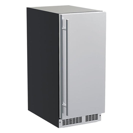 Marvel 15 inch Nugget Ice Machine Pump Stainless Steel Solid Reversible Door