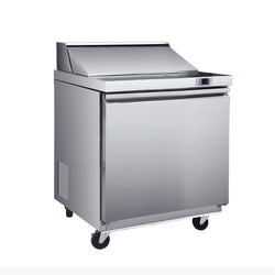 Maxx Cold V-Series 1 Door Megatop Salad and Sandwich Prep Table