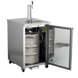 Maxx Cold 23 Inch Beer Tower / Dispenser (204L) in Stainless Steel