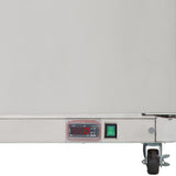 Maxx Cold 60.3 Inch Double Door Undercounter Freezer, Stainless Stee