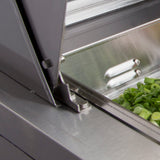 Maxx Cold 48 Inch Sandwich/Salad Prep Station in Stainless Steel