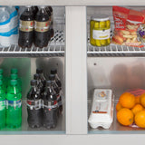 Maxx Cold 48.3 Inch Double Door Undercounter Refrigerator, Stainless Steel