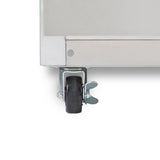 Maxx Cold 48.3 Inch Double Door Undercounter Refrigerator, Stainless Steel