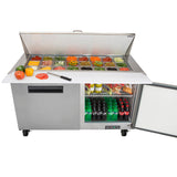 Maxx Cold 61 Inch Two-Door Megatop Prep Unit