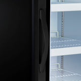 Maxx Cold X-Series Single Glass Door Merchandiser Refrigerator, Free Standing, 16 Cu. Ft. - Black