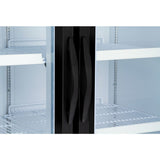 Maxx Cold 81 Inch Triple Glass Door Merchandiser Freezer, Free Standing, 72 Cu. Ft