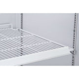 Maxx Cold 81 Inch Triple Glass Door Merchandiser Freezer, Free Standing, 72 Cu. Ft