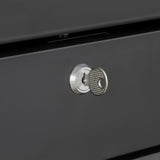 Maxx Cold 81 Inch X-Series 3-Door Merchandiser Refrigerator, Free Standing, 72 Cu. Ft. - Black