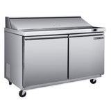 Maxx Cold 48 Inch Sandwich/Salad Station in Stainless Steel