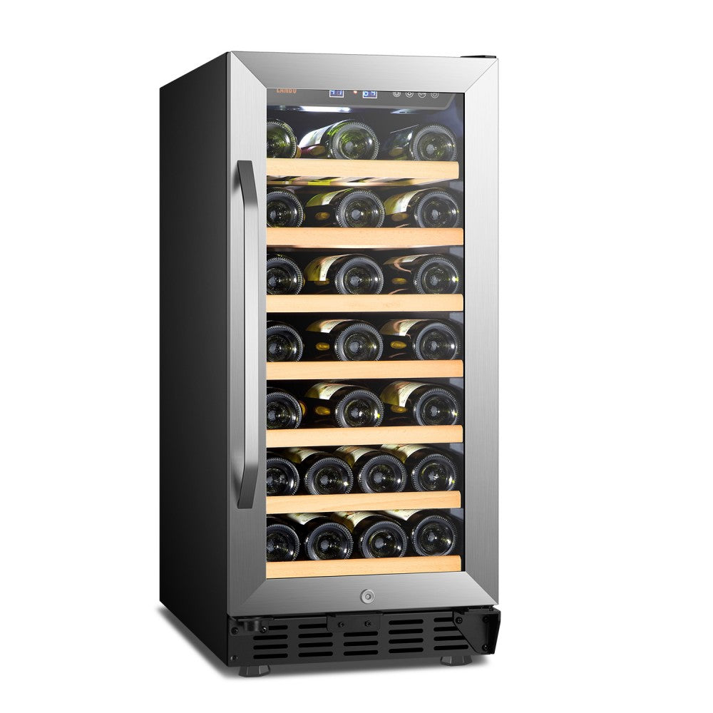Lanbo Appliances 33 Bottle Single Zone Wine Cooler