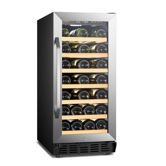 Lanbo Appliances 33 Bottle Single Zone Wine Cooler