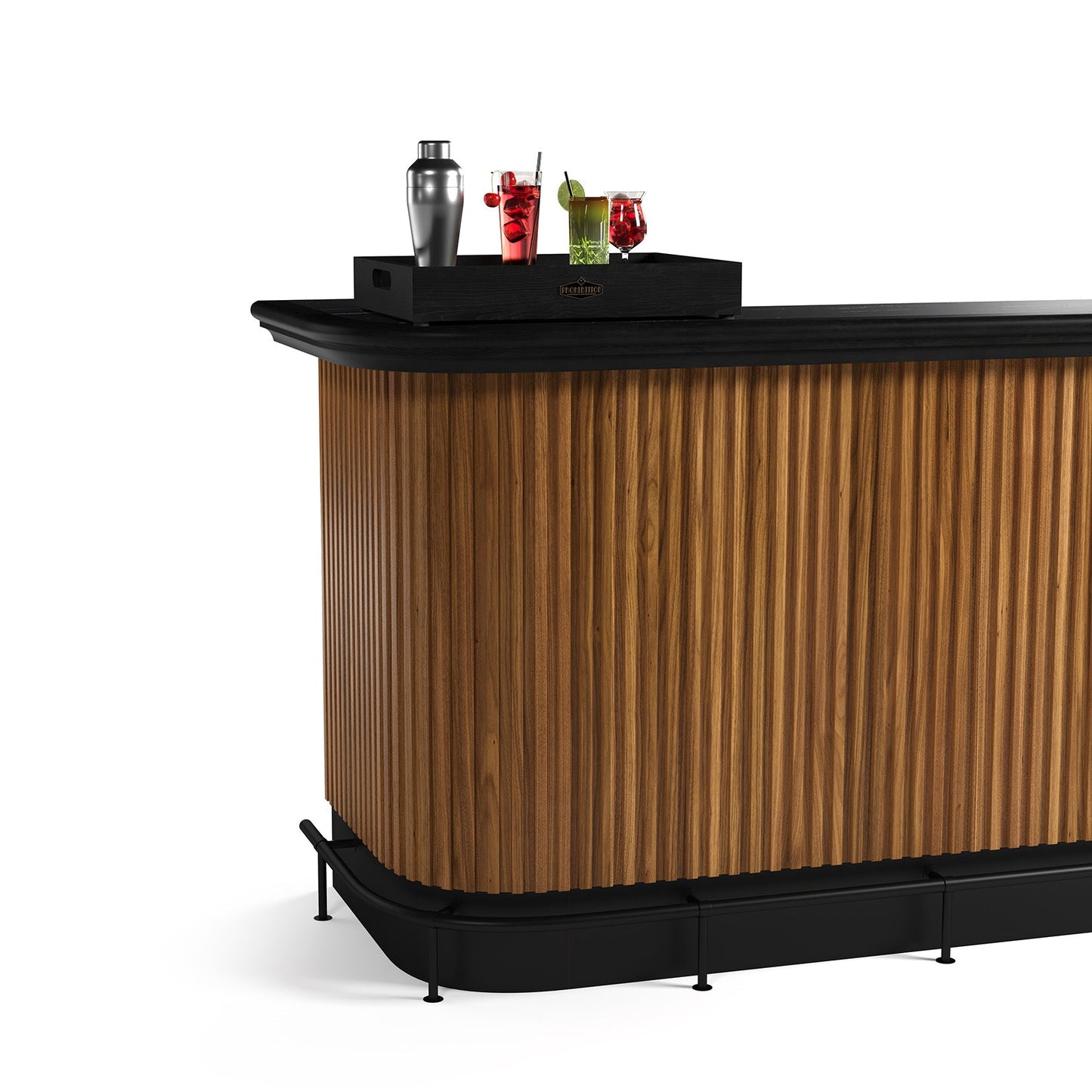 Ram Game PROTRAY - Prohibition Cocktail Tray - Walnut