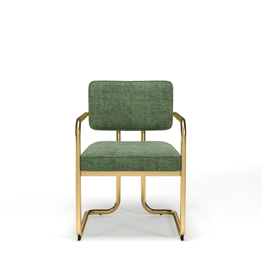 Ram Game PRODCHR - Prohibition Game / Dining Chair-Green